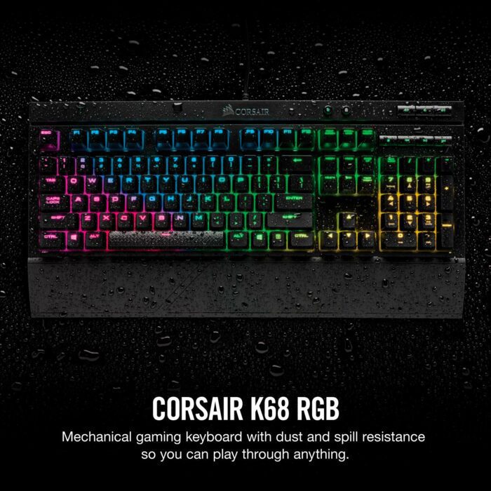 Corsair KB K68 RGB CH-9102010-NA Mechanical Gaming Keyboard