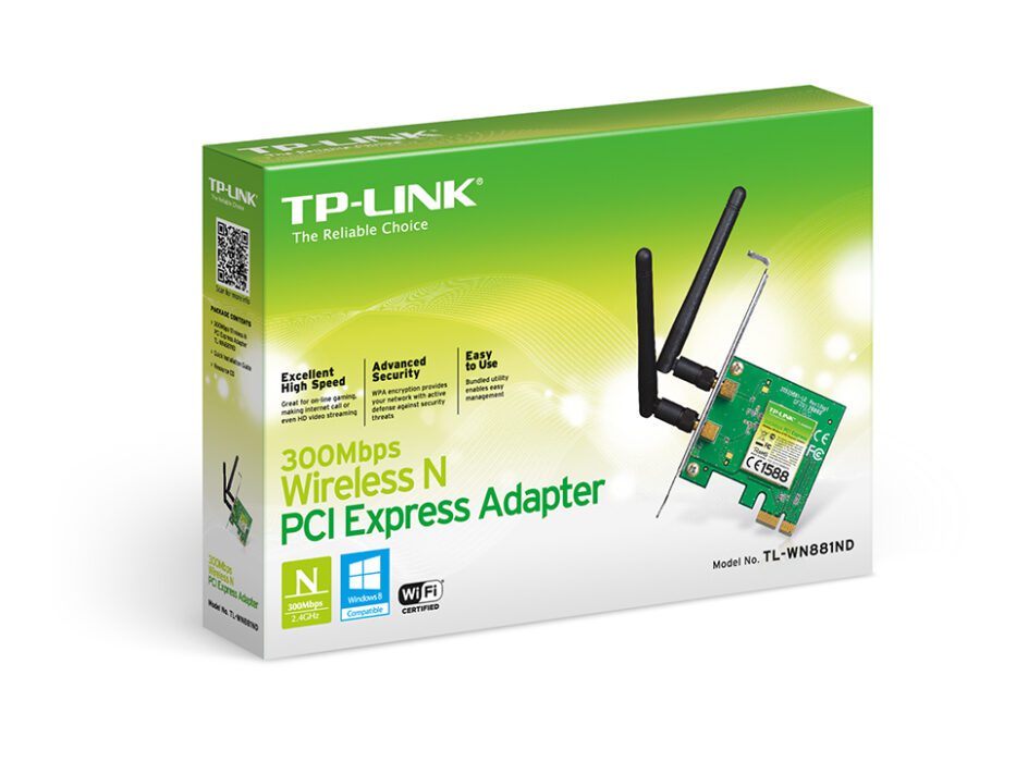 TP-Link Wireless N PCI-Exp 300Mbps (TL-WN881ND)