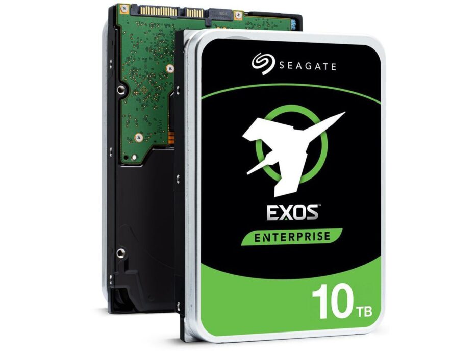 Seagate 10TB Exos X16 Hard Drive 512E 7200 RPM