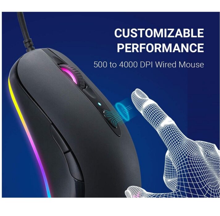 Egeira Gaming Mouse E599-RGB Black