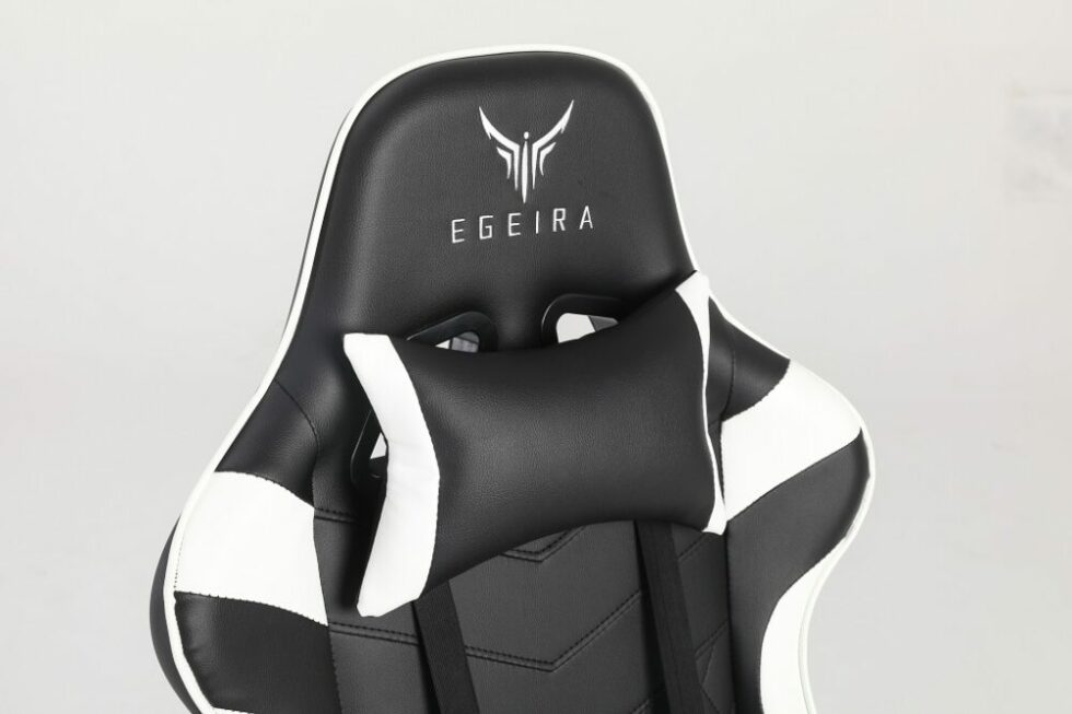 Egeira Gaming Chair  Black & White E-348