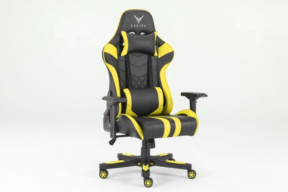 Egeira Gaming Chair Black & Yellow E-348