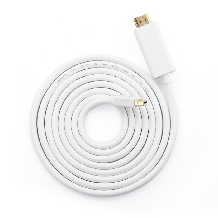 UGREEN Male to HDMI Cable 3m Mini Display Port (White)