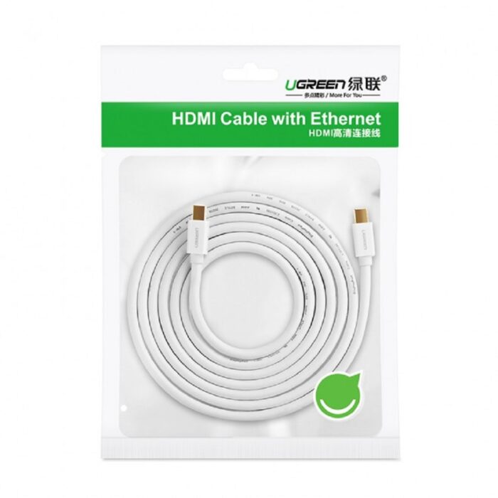 UGREEN Male to Male Cable Mini Display Port 2m (White)