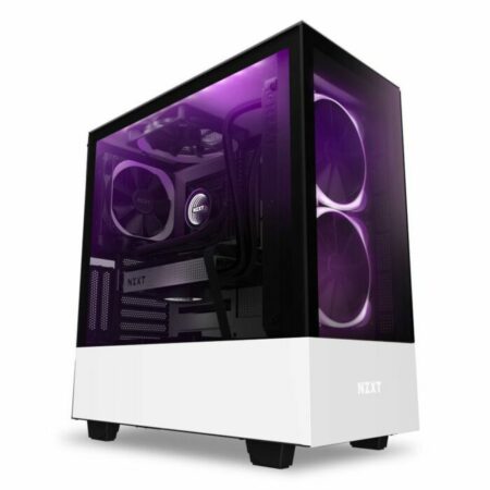 NZXT H510 Elite Compact Mid Tower Matte White-CA-H510E-W1