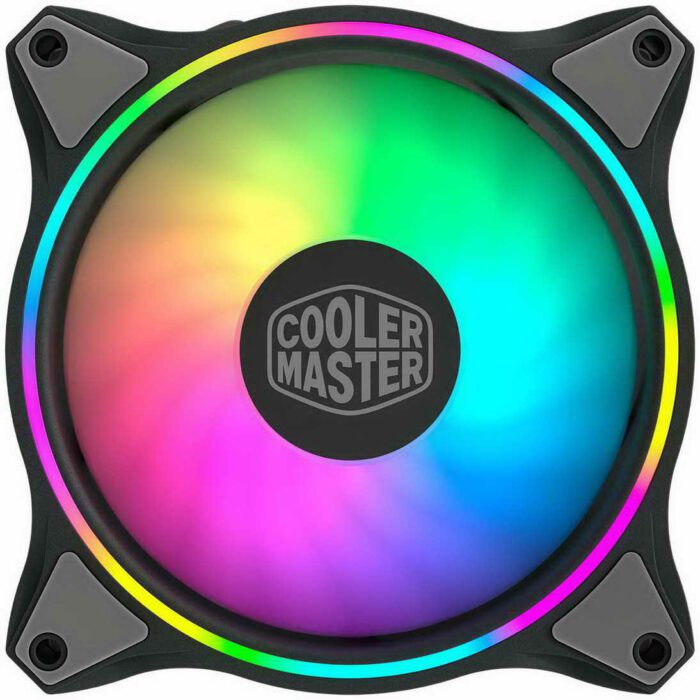 Cooler Master MasterFan MF120 HALO Addressable RGB 120mm Fan with Duo-Ring ARGB LED Lighting