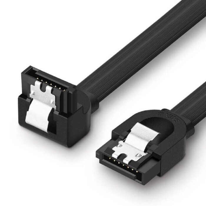 UGREEN Angled SATA 3 Data Cable 0.5m (Black)