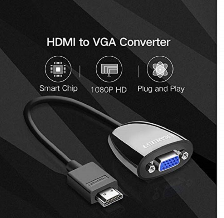 UGREEN HDMI to VGA Converter without Audio (Black)