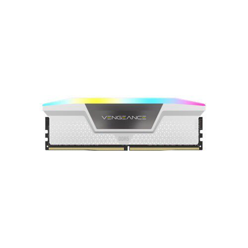 CORSAIR MEMORY VENGEANCE RGB DDR5 32GB (16*2) 5600MHZ WHITE