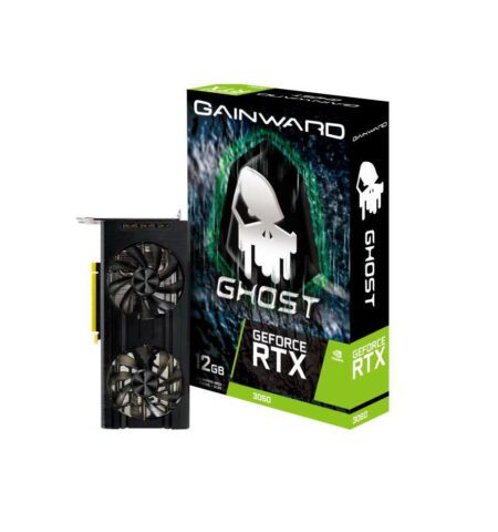 Gainward GeForce RTX 3060 Ghost 12GB Graphics Card - Black
