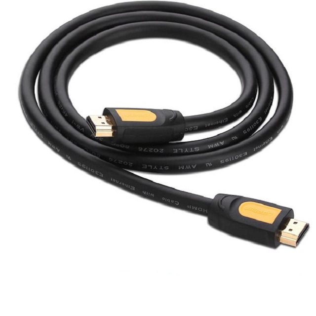 UGreen HDMI Round Cable 2M Yellow/Black