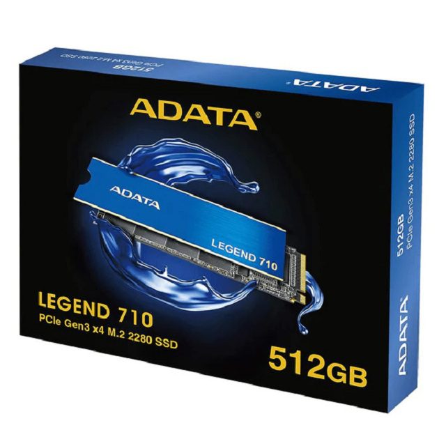 ADATA LEGEND 710 PCIe Gen3 x4 M.2 2280 Solid State Drive 512GB