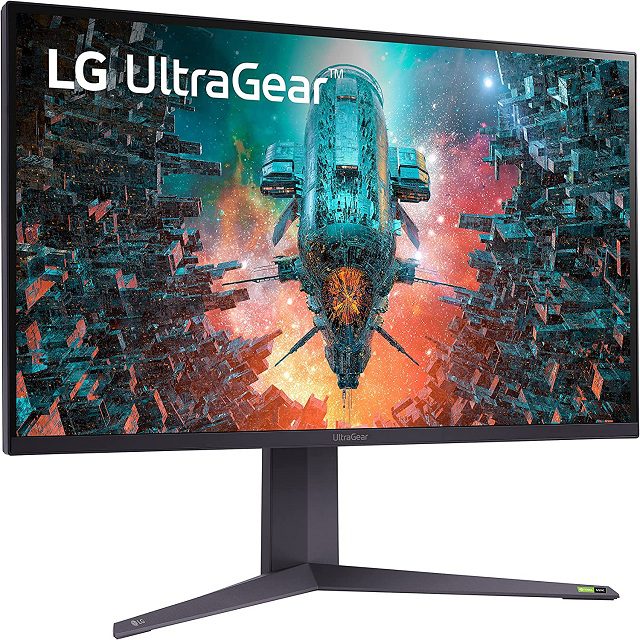 LG 32" UltraGear™ UHD 4K Nano IPS with ATW 1ms 144Hz HDR 1000 Monitor with G-SYNC® Compatible 32GQ950-B