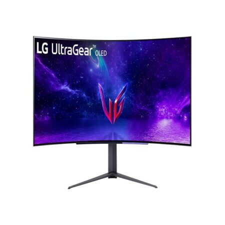 LG 45" UltraGear™ OLED Curved Gaming Monitor WQHD with 240Hz Refresh Rate 0.03ms Response Time 45GR95QE-B