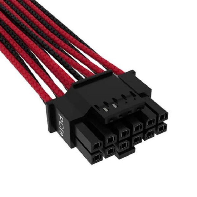Corsair Cable Sleeved 12+4 PCIe Gen5 RED